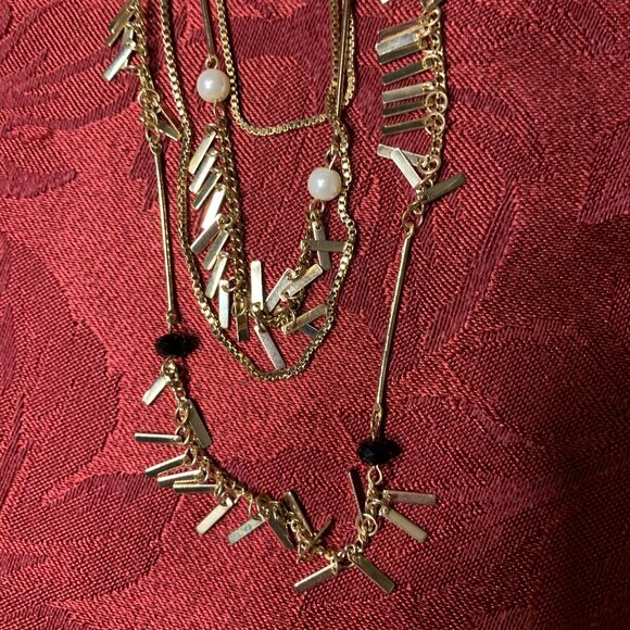 Stephan & Co. Multi-strand statement necklace NWT - Picture 2 of 5